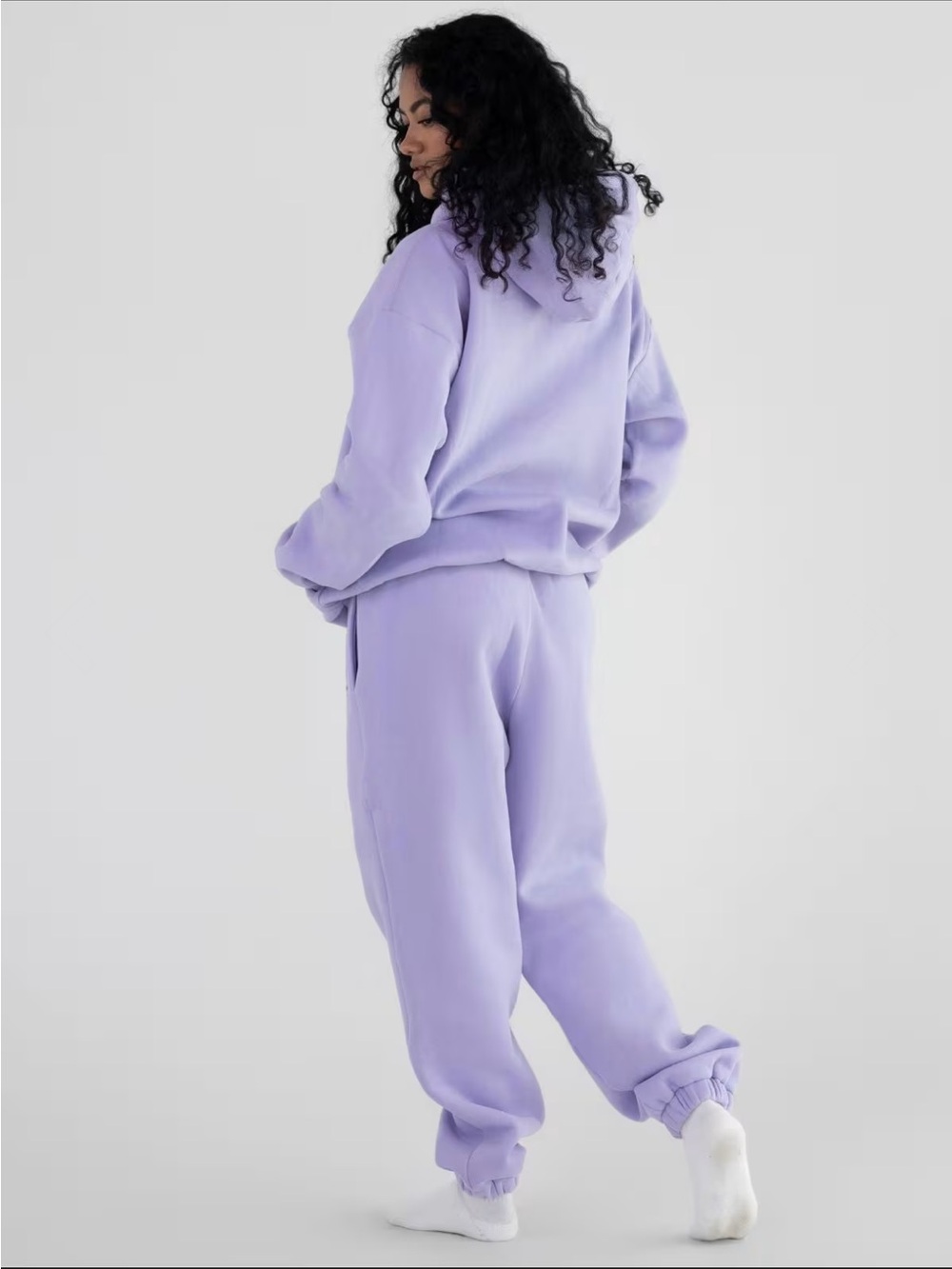Comfrt Pastel Edit Lilac Women's Sweatsuit Set - Cozy Casual Fit - Picture 2 of 11